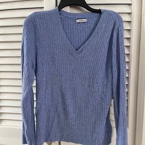 Blue V Neck Sweater
